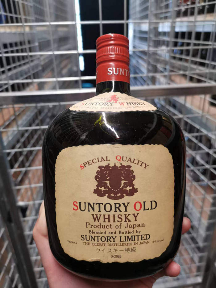 【绝版/特级】80年代 三得利 限定版 双狮特级绝版老酒 SUNTORY VEVY RARE OLD 2966